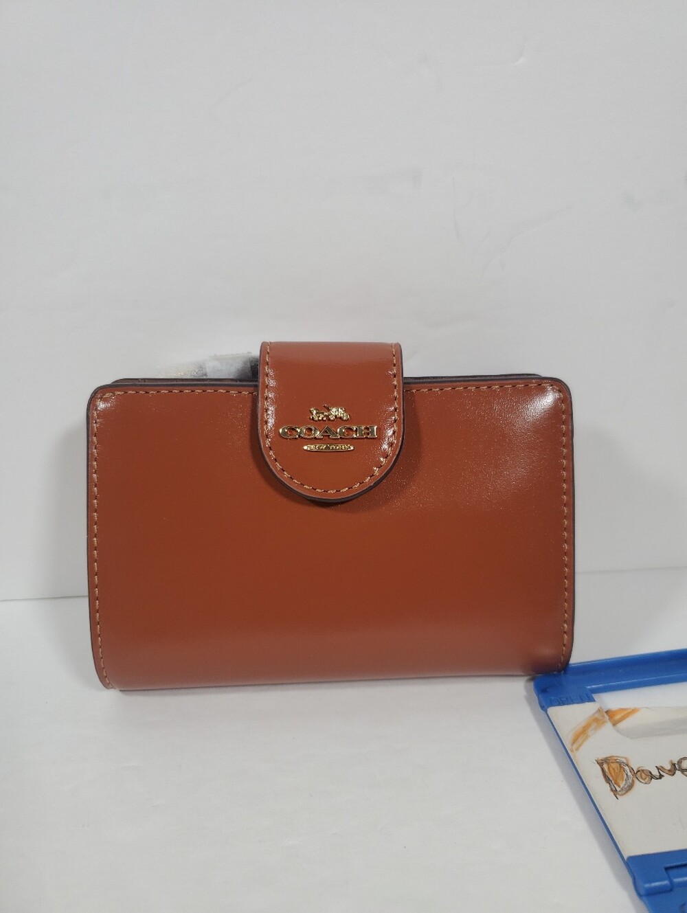 Coach Medium Corner Zip Wallet NWT